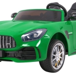 Elektryczny samochodzik MERCEDES-BENZ GT R 4x4, lakierowany zielony