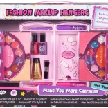 kufer na makijaż fashion – zestaw kosmetyczny 78 elementów