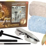 Archeologiczny zestaw 2w1 – kryształy i skarby dla dzieci