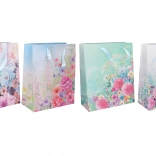 Torebka prezentowa L, 40 × 30 × 12 cm – miks motywów całorocznych