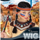 Peruka z opaskiem Indianka