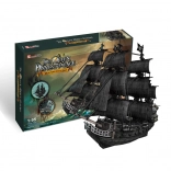 3D puzzle Żaglowiec Queen Anne's Revenge od CubicFun