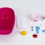 Duża wanienka z akcesoriami dla lalek