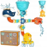 Wiatraczek do kąpieli krab, wieloryb i ośmiorniczka