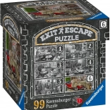 Ravensburger gra ucieczki EXIT puzzle Straszydło: W garażu 99 elementów