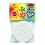 Podkładki do koralików do zaprasowywania Hama MIDI – kółko, kwadrat i sześciokąt, 3 szt.