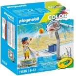 Playmobil Color Skater z piłką do koszykówki