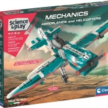 Clementoni Science & Play mechaniczne laboratorium – samoloty i helikoptery 10 w 1