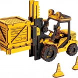 Drewniane puzzle 3D wózek widłowy ROBOTIME