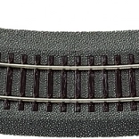 ROCO tor prosty łukowy R4 z podsypką H0