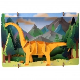 EscapeWelt 3D drewniane puzzle Brontosaurus