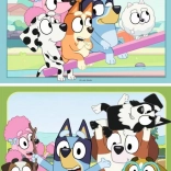 Bluey Ravensburger puzzle na placu zabaw