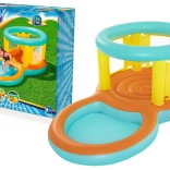 Bestway Jumptopia 2w1 dmuchany plac zabaw z brodzikiem i trampoliną