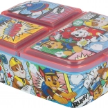 Dziecięcy multi box na przekąski PAW PATROL z trzema przegródkami