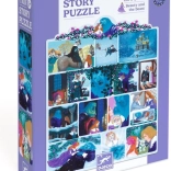Puzzle z opowieścią o Pięknej i Bestii 100 elementów