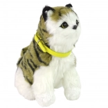 Interaktywny pluszowy kotek – miauczy, porusza głową i ogonem