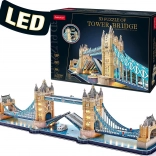 Świecące puzzle 3D Tower Bridge - 222 elementów