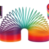 Tęczowa magiczna sprężyna – plastikowa zabawka 7,5 cm