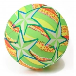 Gumowa piłka w gwiazdy zielona 24 cm