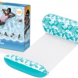 dmuchana siatkowa pływająca hamakowa mata miętowa 140 × 87 cm BESTWAY