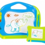 Zestaw 2 magnetycznych tablic do rysowania dla dzieci 3+ z podziałkami i stempelkami