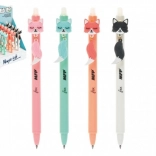 Wymazywalny długopis kulkowy z motywem lisów