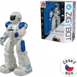 Robot Viktor 27 cm z 21 funkcjami w niebieskim kolorze