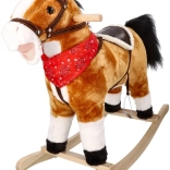 Interaktywny pluszowy konik na biegunach