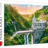 Puzzle 1000 elementów – sanktuarium Las Lajas, Kolumbia TREFL