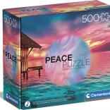 Puzzle 500 elementów CLEMENTONI Peace – Living the Present