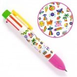 Djeco sześciokolorowy długopis Sarah