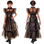 Dziecięcy kostium sukienka WEDNESDAY Rave'n Dance 142–154 cm (11–13 lat)