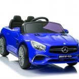 Dziecięcy elektryczny samochodzik Mercedes-AMG SL65 S, lakierowany niebieski