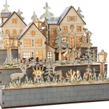 Small Foot drewniana lampa Zimowa Wioska