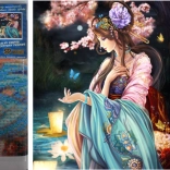 Malowanie diamentowe Motylia Królowa 30x40cm