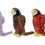 Pluszowa papuga z cekinami 25 cm