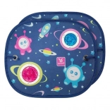 Osłona przeciwsłoneczna na okno okrągła - Space Collection 2 szt.