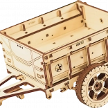 Drewniane puzzle 3D – wojskowa przyczepa WOODEN CITY