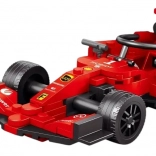 Klocki wyścigowy bolid F1 – czerwony, 266 elementów