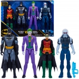 Batman DC zestaw 4 figurek akcji: Batman, Robin, Joker i Mr. Freeze 30 cm