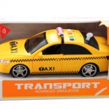 Plastowa taksówka na baterie ze światłami i dźwiękami