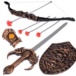 Fantastyczny zestaw rycerskich broni dla dzieci