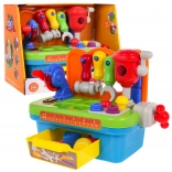wielofunkcyjny dziecięcy warsztat z sorterem, światłami i dźwiękami 24m+