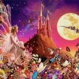Puzzle 260 elementów Fairy Fantasies – wróżki, motylki i zamek