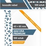 Koszulki na karty Mini USA Premium 43x65 mm 100 szt