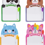 ASTRA ścieralna tabliczka z wesołymi zwierzątkami z pisakiem