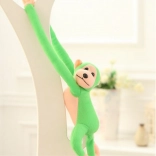 Pluszowa małpka z dźwiękiem zielona 60 cm