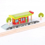 Bigjigs Rail wiejska stacja kolejowa