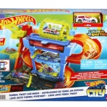 Hot Wheels City myjnia Color Shifters z obrotowym tunelem