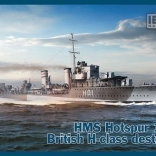 Plastikowy model okrętu HMS Hotspur (1941) – niszczyciel typu H
